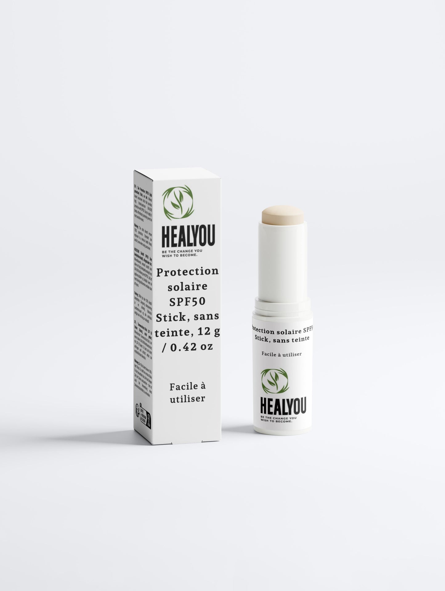 Protection solaire SPF50 Stick invisible, sans teinte Weight 12 g / 0.42 oz