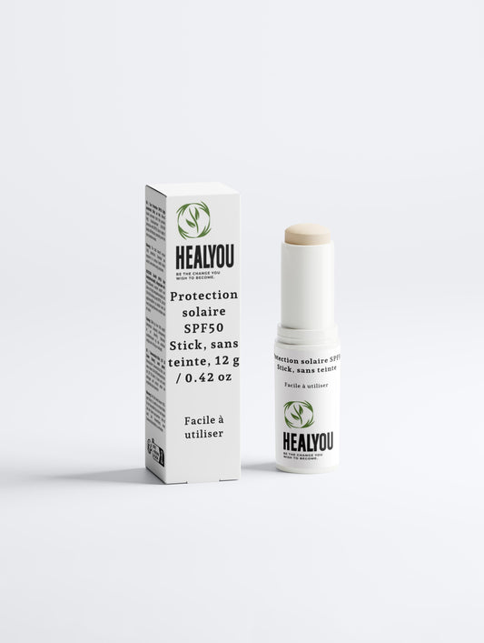 Protection solaire SPF50 Stick invisible, sans teinte Weight 12 g / 0.42 oz