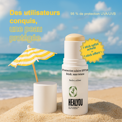 Protection solaire SPF50 Stick invisible, sans teinte Weight 12 g / 0.42 oz