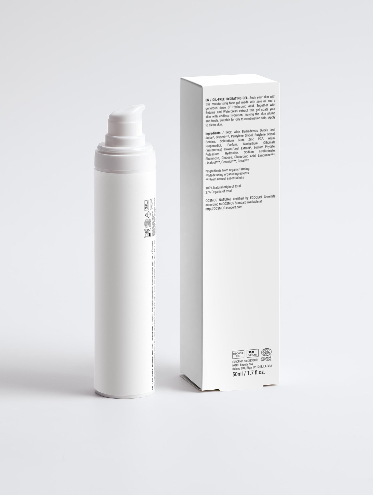 Gel hydratant non gras, 50 ml / 1.69 fl oz