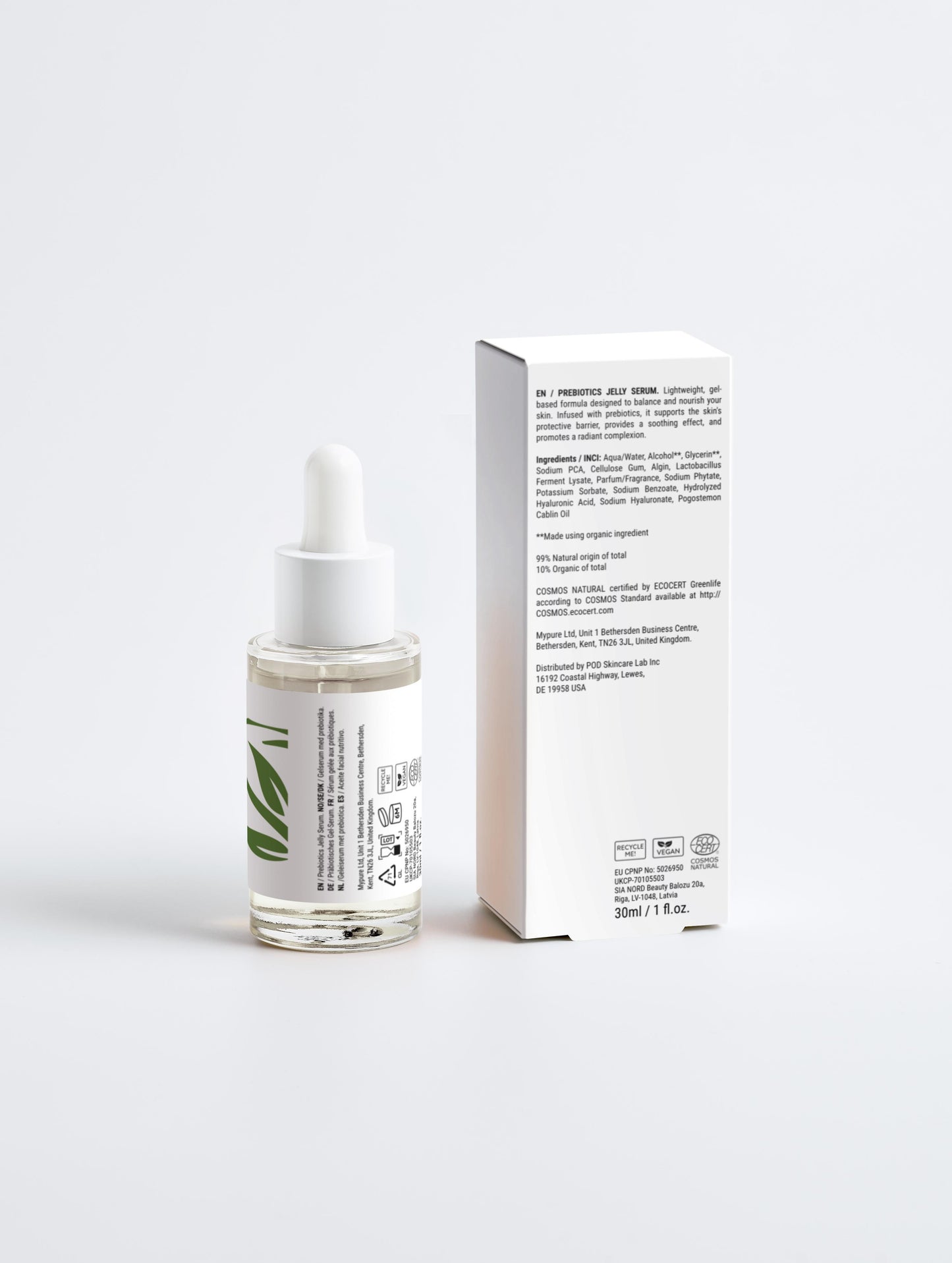 Sérum Gelée Prébiotique Bioactif, 30 ml / 1.01 fl oz
