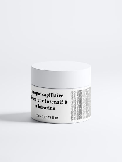 Mascarilla capilar reparadora intensiva de queratina, 170 ml / 5,75 fl oz