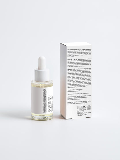 Aceite fortalecedor de romero para cabello y cuero cabelludo, 30 ml / 1,01 fl oz
