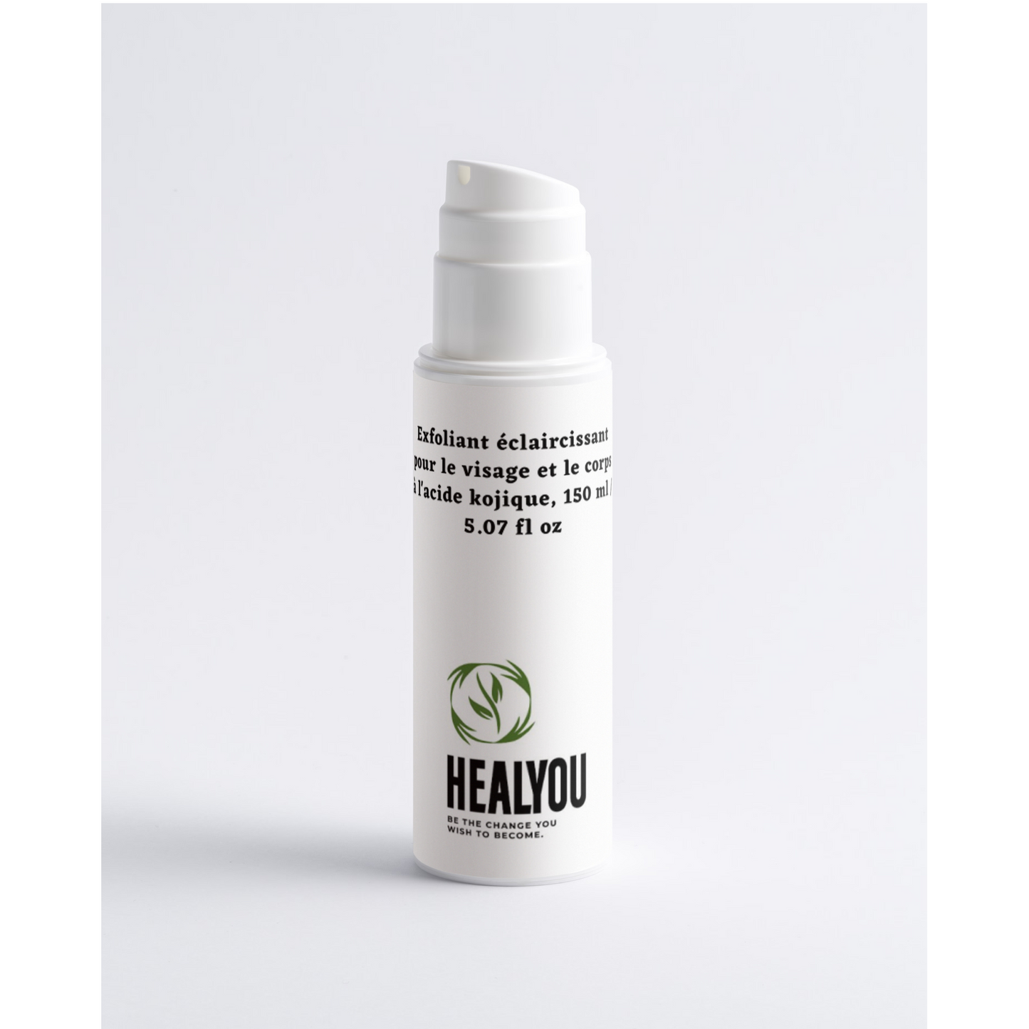 Exfoliant éclaircissant pour le visage et le corps à l'acide kojique, 150 ml / 5.07 fl oz