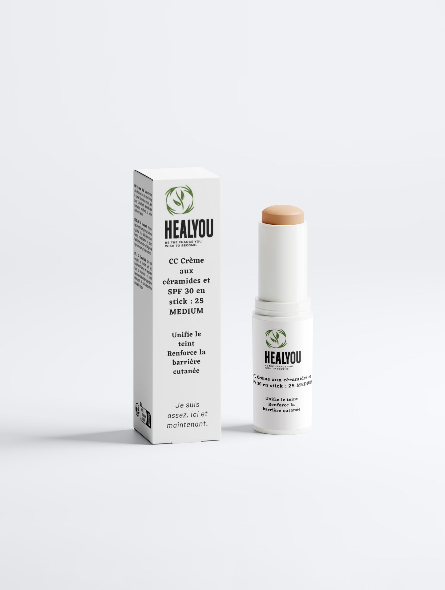 CC Cream with ceramides and SPF 30 in stick form: 25 MEDIUM
