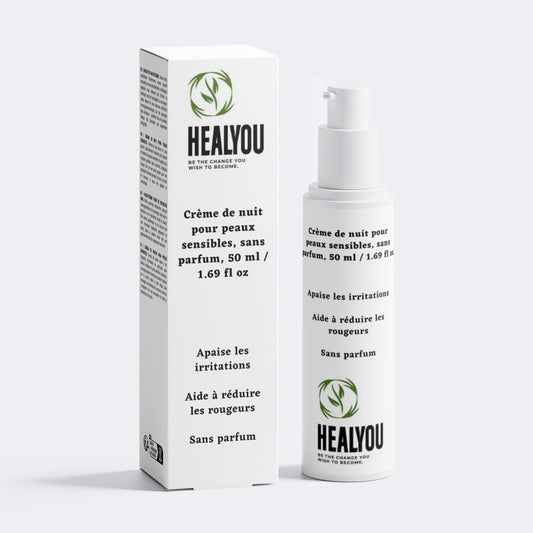 Night cream for sensitive skin, fragrance-free, 50 ml / 1.69 fl oz