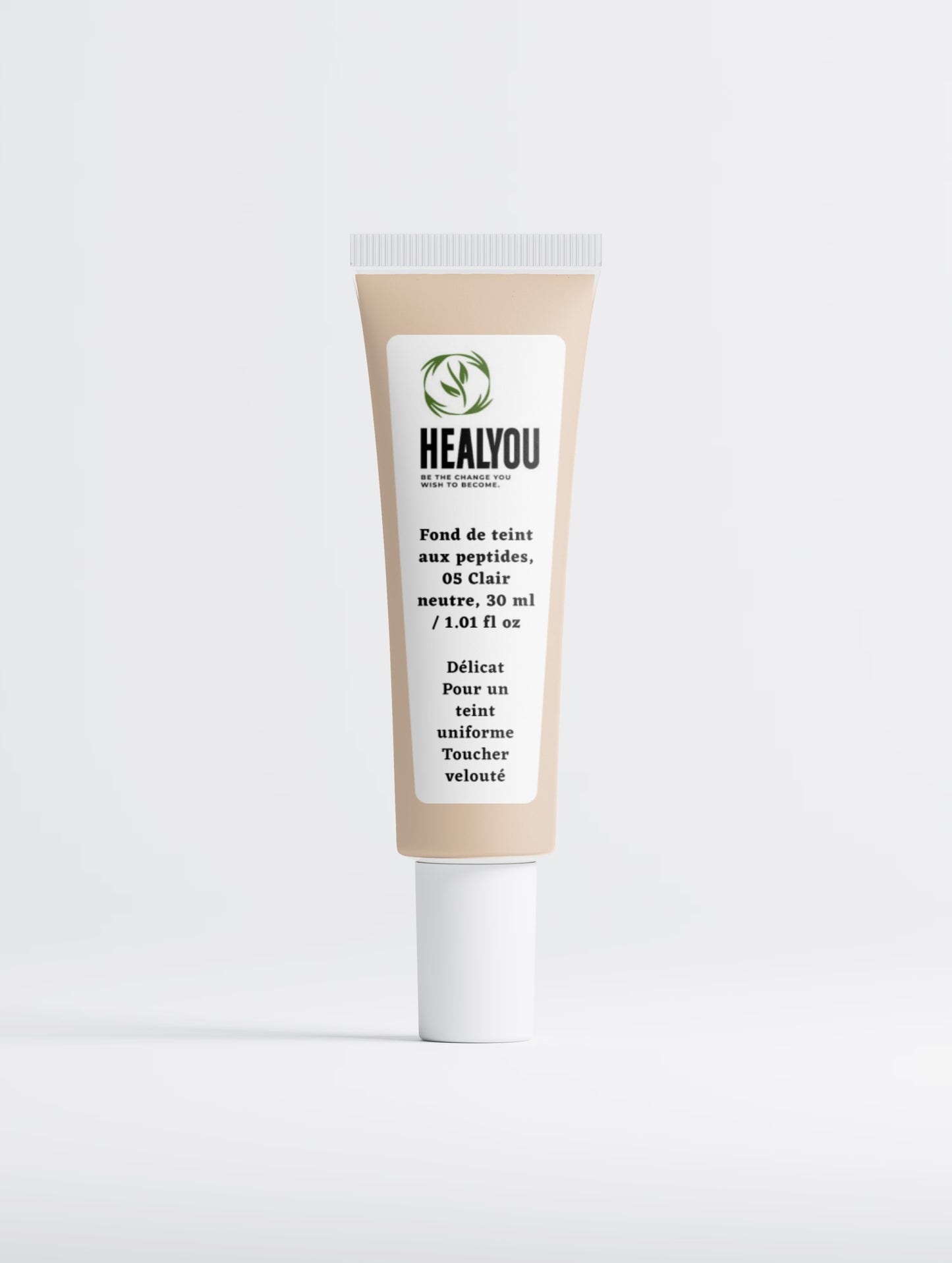 Fond de teint aux peptides, 30 ml / 1.01 fl oz. Disponible en 10 teintes.